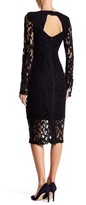 Thumbnail for your product : Rachel Roy Long Sleeve Back Cutout Lace Midi Dress