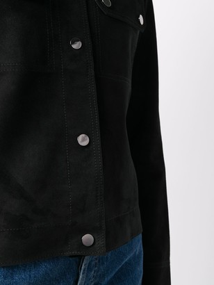 Stand Studio Fitted Suede Jacket