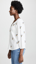 Thumbnail for your product : Velvet Selma Embroidered Blouse