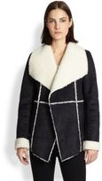 Thumbnail for your product : Design History Draped Faux Shearling Jacket