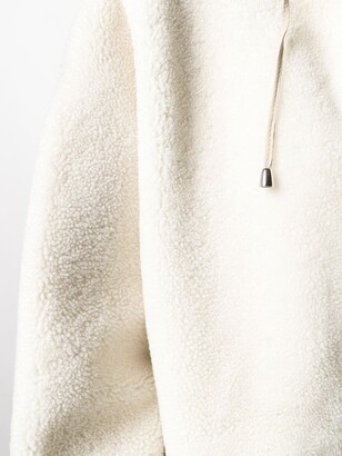 P.A.R.O.S.H. Shearling Hooded Coat