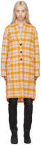 Thumbnail for your product : Etoile Isabel Marant Beige & Yellow Gabriel Coat