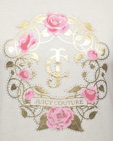 Thumbnail for your product : Juicy Couture Floral Embossed Short Sleeve Tee