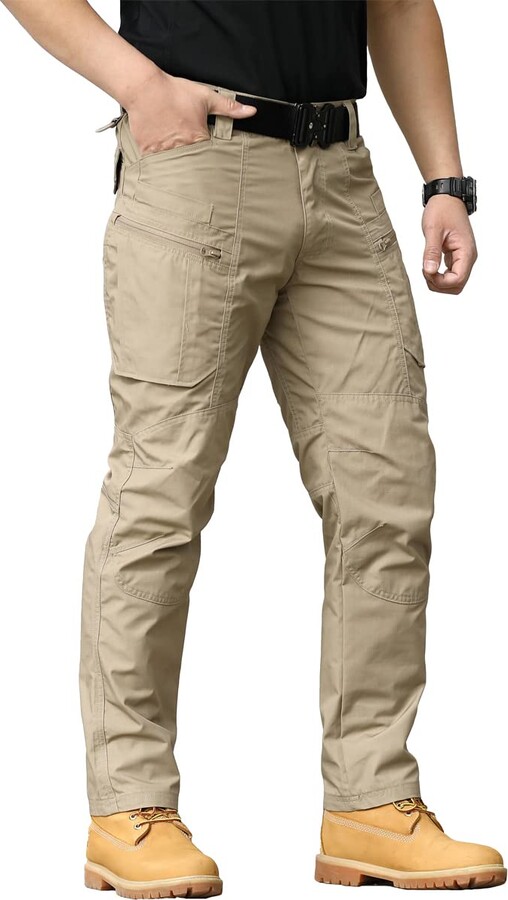 CARWORNIC Men’s Tactical Trousers Outdoor Hiking Pants for Men Rip-Stop ...