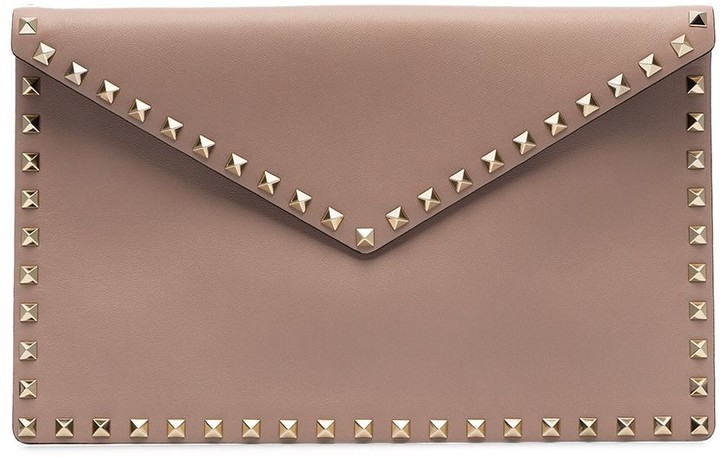 rockstud envelope clutch