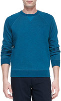 Thumbnail for your product : Vince Long-Sleeve Crewneck Sweatshirt, Teal