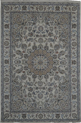 Belk?s Hand-Knotted Nain Wool & Silk Rug (6'7 X 10')