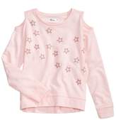 Thumbnail for your product : Epic Threads Star-Studded Cold-Shoulder Sweatshirt, Big Girls, Created for Macy's