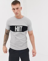 Thumbnail for your product : HIIT T-Shirt With Chest Panel In Grey