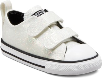 black glitter converse infant