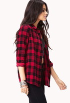 Thumbnail for your product : Forever 21 Groovy Corduroy Plaid Shirt