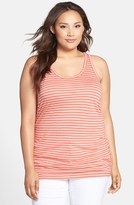 Thumbnail for your product : Caslon Shirred Side Tank (Plus)