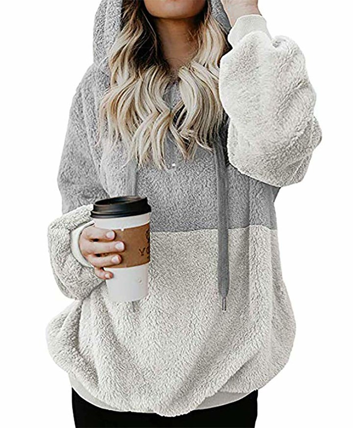 fuzzy blanket jacket