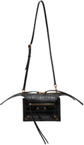 Thumbnail for your product : Balenciaga Black Croc Neo Classic City Bag