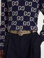 Thumbnail for your product : Gucci 4cm Gg Supreme Logo Coated Canvas Belt