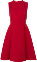 Valentino - robe évasée à détails plissés