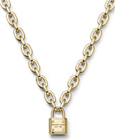 Thumbnail for your product : MICHAEL Michael Kors Michael Kors Padlock Toggle Necklace, Golden