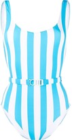 Thumbnail for your product : Solid & Striped Belted Stripe Swimsuit