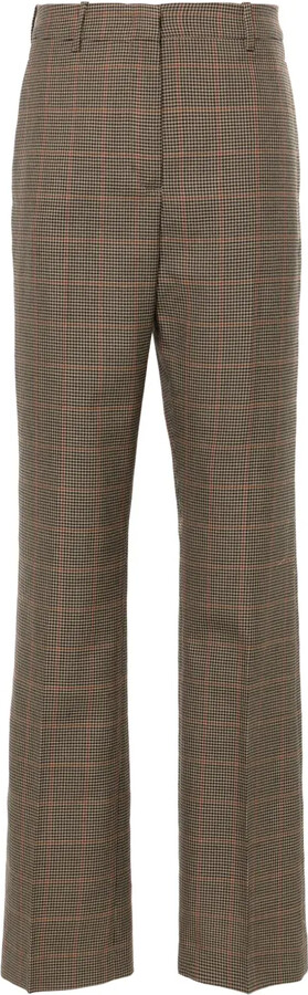 Womens Dogtooth Trousers ShopStyle UK