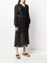 Thumbnail for your product : REMAIN V-Neck Belted Dress