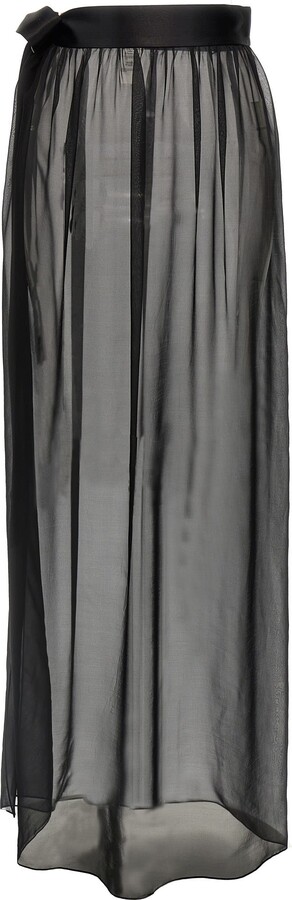 Dolce & Gabbana Chiffon Long Skirt