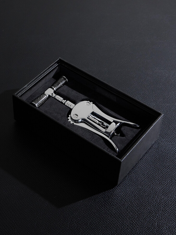 Chrome-Plated, Stainless Steel and Carbon Fibre Corkscrew