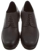Thumbnail for your product : Giorgio Armani Textured Leather Derby Shoes w/ Tags