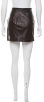 Thumbnail for your product : Charlotte Ronson Leather Mini Skirt
