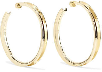 Jennifer Fisher Reverse Gold-plated Hoop Earrings