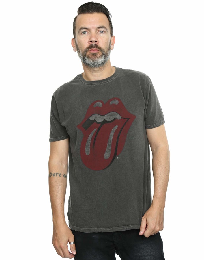 Marque  Absolute CultAbsolute Cult Rolling Stones Homme Distressed Tongue T-Shirt 