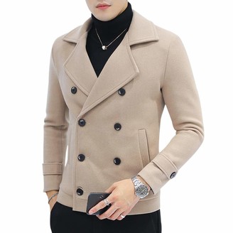 Mens Short Wool Coats | Shop the world's largest collection of fashion |  ShopStyle UK