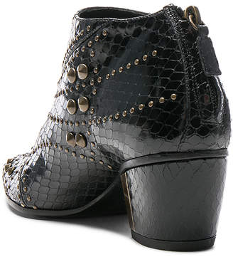 Rodarte for FWRD Embossed Studded Leather Booties