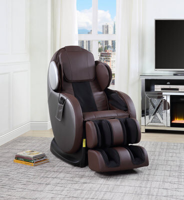 Orren Ellis Pacari Synthetic Leather Power 2D Massage Chair