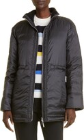 Reversible Down Coat with Cashmere Co 