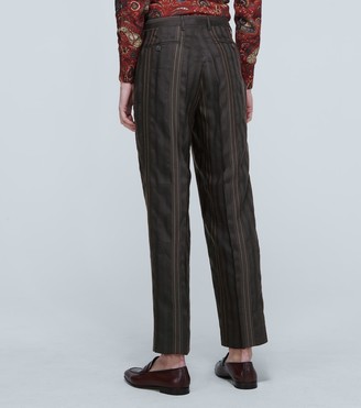 Etro Wool and linen-blend pants
