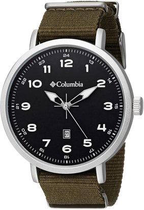 Columbia Men's CA023-301 Fieldmaster III Stainless Steel Watch with Green Nylon Band