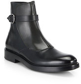 Thumbnail for your product : Ferragamo Stivaletto Buckle Leather Ankle Boots
