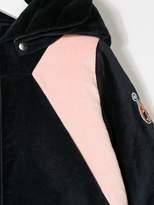 Thumbnail for your product : Owa Yurika velvet hooded jacket