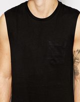 Thumbnail for your product : ASOS Sleeveless T-Shirt With Pocket