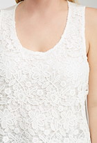 Thumbnail for your product : Forever 21 Plus Size Scalloped Crochet Cutout Top
