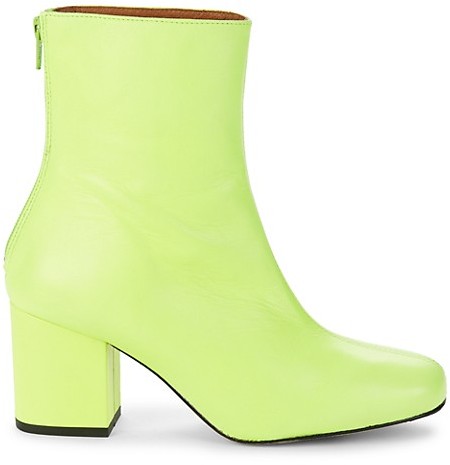 lime green booties
