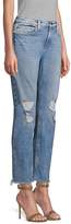 Thumbnail for your product : Hudson Jessi Distressed Cropped Boyfriend Jeans
