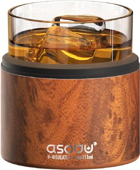 Asobu Moonshine 16oz Stainless Steel/glass Mason Jar Cooler With Standard Mason  Jar For Hot And Cold Drinks With Straw Blue : Target