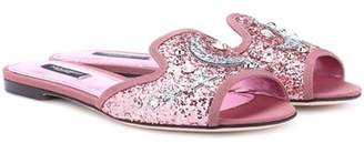 Dolce & Gabbana Bianca glitter sandals