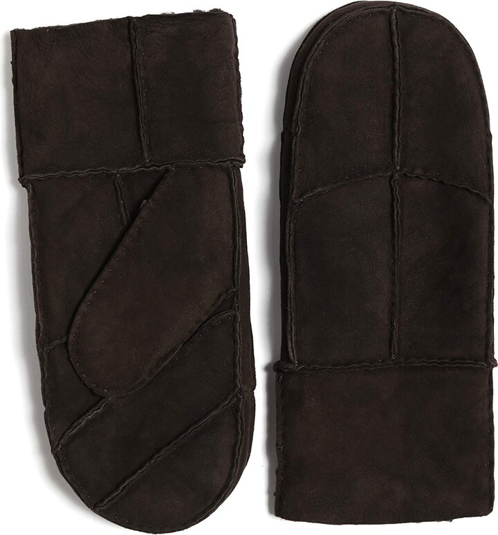 YISEVEN Men's Winter Shearling Mitten ShopStyle Gloves