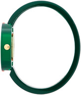 Thumbnail for your product : Gucci Red & Green Vintage Web Watch