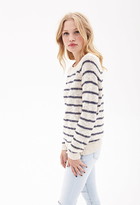Thumbnail for your product : Forever 21 Striped Raglan Sweater
