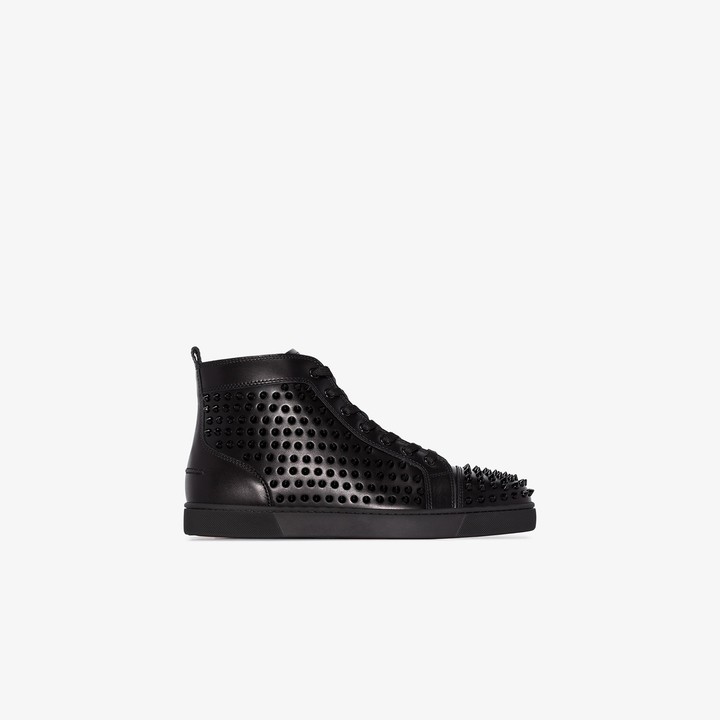 louis spikes orlato high top sneaker