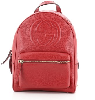 red gucci backpack