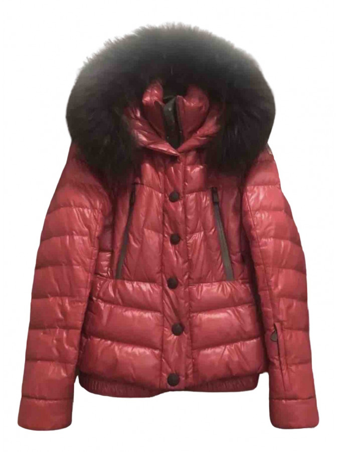 red moncler jacket with fur hood,Free delivery,bobsherwood.net